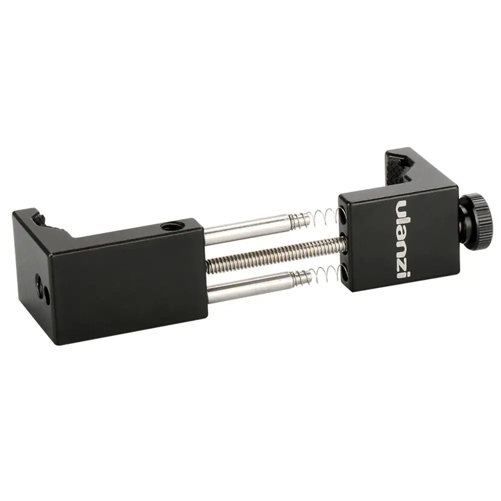 Ulanzi ST-02s 1/4 ''واجهة يدعم أفقي وعمودي اطلاق النار متعددة الوظائف الهاتف الذكي ترايبود جبل المشبك محول