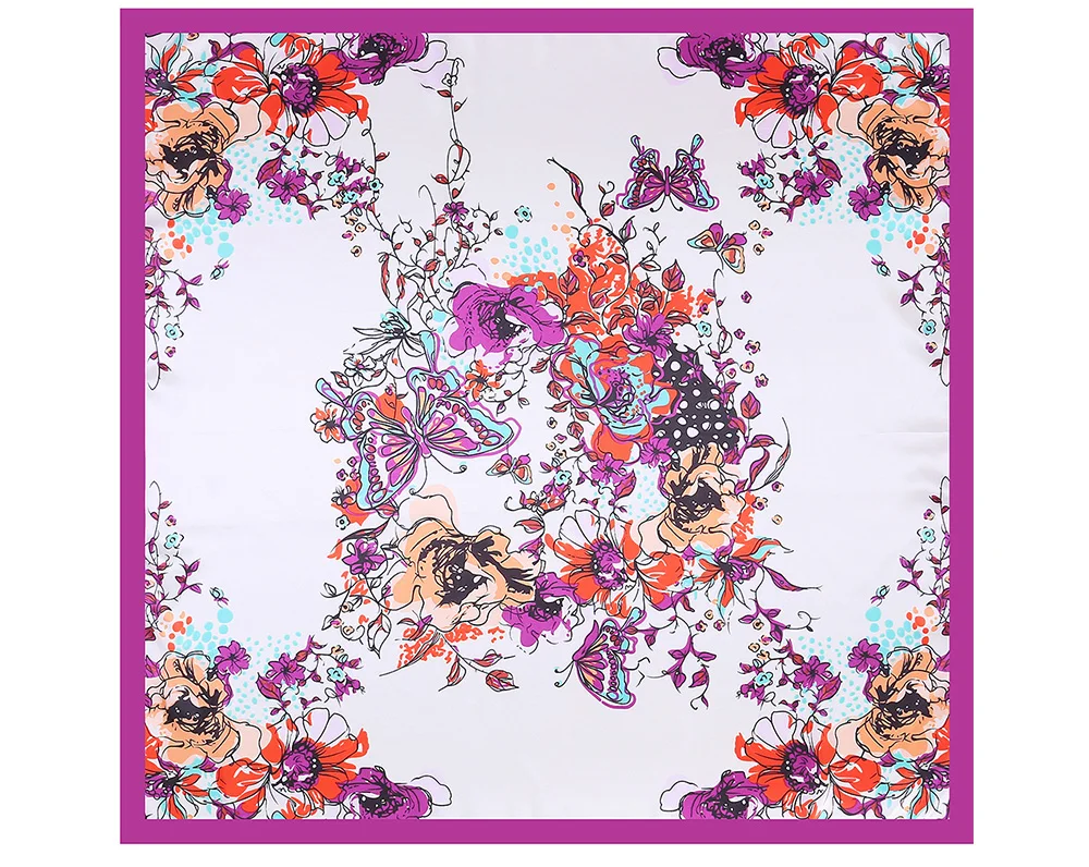 Silk Square Scarf (2)