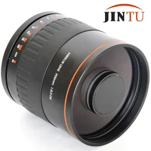 Jintu 900mm F 8 0 Mirror Telephoto Manual Focus Camera Lens T2 Adapter For Olympus E 6 E 600 E 550 E550 E5 E510 Dslr Camera Lenses Aliexpress