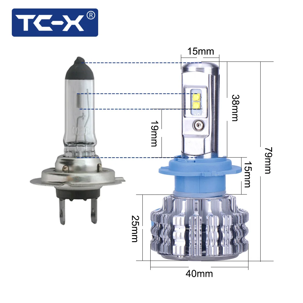 TC X Новое поступление T1 pro свет автомобиля H7 H1 H11 9006/HB4 H27/880 H4 светодиодные фары