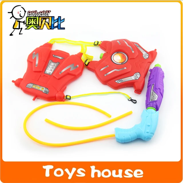 2415 Pistolet à Eau Sac à Dos Haute Pression Enfants Pistolet à Eau De Pression Dair Pistolet à Eau Dété Plage Jouets Dans Fusils Jouets De
