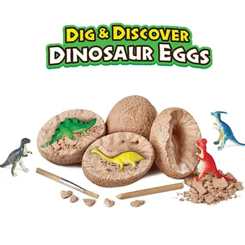 

1set DIY Dinosaur Egg Toys Novelty Digging Fossils Excavation Toys Kids Educational Learning Funny Party Gifts Toy For Girl Boy