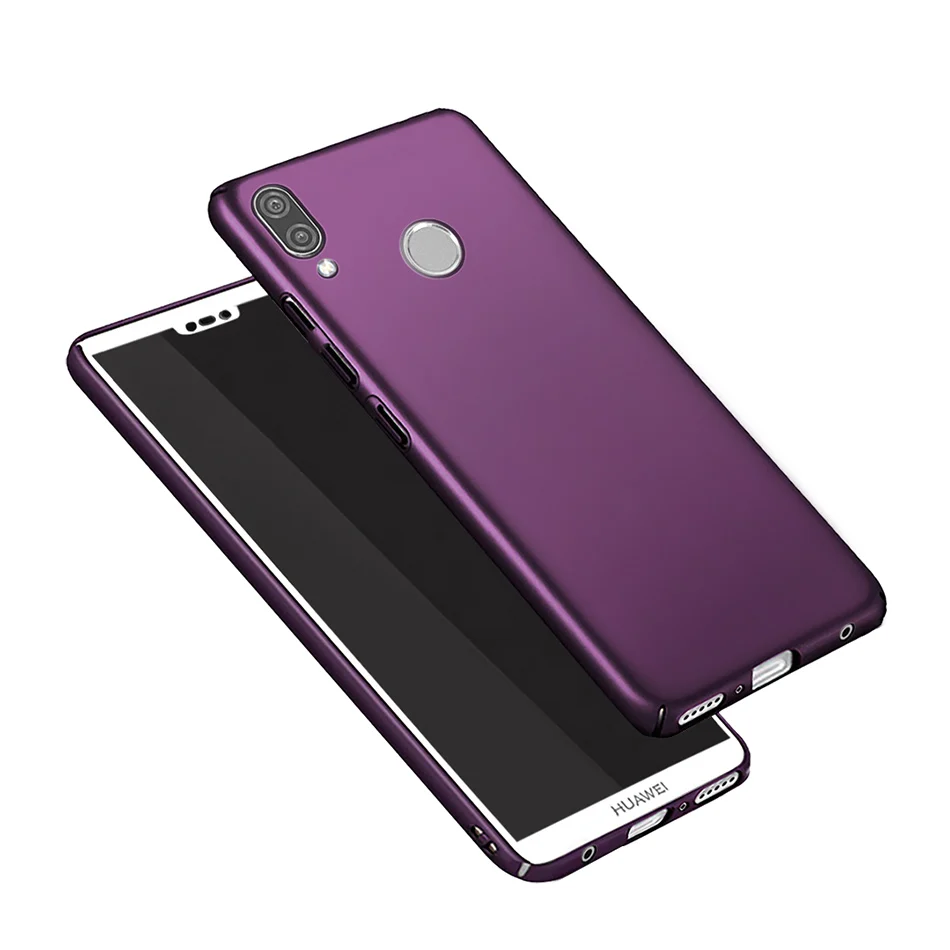 Ультратонкий жесткий пластиковый телефон чехлы для huawei P20 Lite чехол матовый