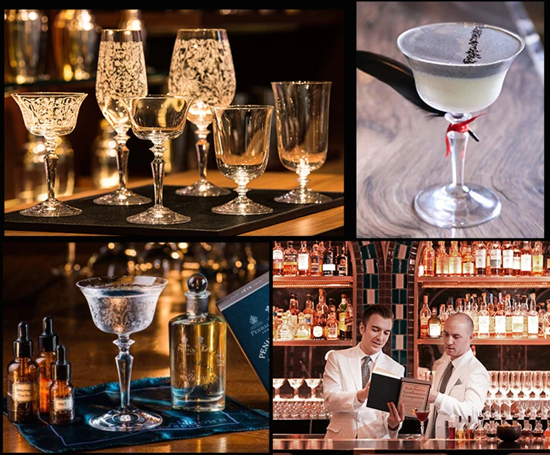 Japanese Starry Cocktail Glass 3