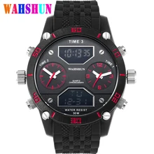 Top Luxury Brand Military Style Watches Men LED Digital Clock Fashion Double Movement Waterproof Sports Watch Relogio Masculino