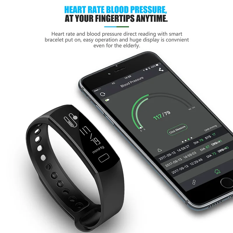 XGODY C07 Super Light Weight Bluetooth Smart Watch Bracelet iOS Android Connectivity Pedometer Heart Rate Monitor Wristwatch Men