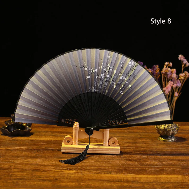 Классический китайский стиль кисточкой деревянный веер для студентов девочек танцевальное шоу вечерние подарки Домашний декор
