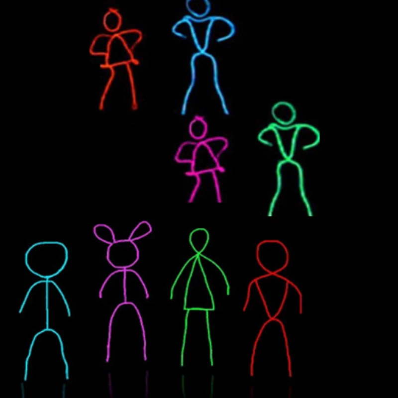 2m 3m 5M Waterproof Battery Powered Led String Flexible Neon Light Glow EL Wire Rope Tape Cable Shoes Clothing Car wedding 2m 3m 5M Waterproof Battery Powered Led String Flexible Neon Light Glow EL Wire Rope Tape Cable Shoes Clothing Car wedding