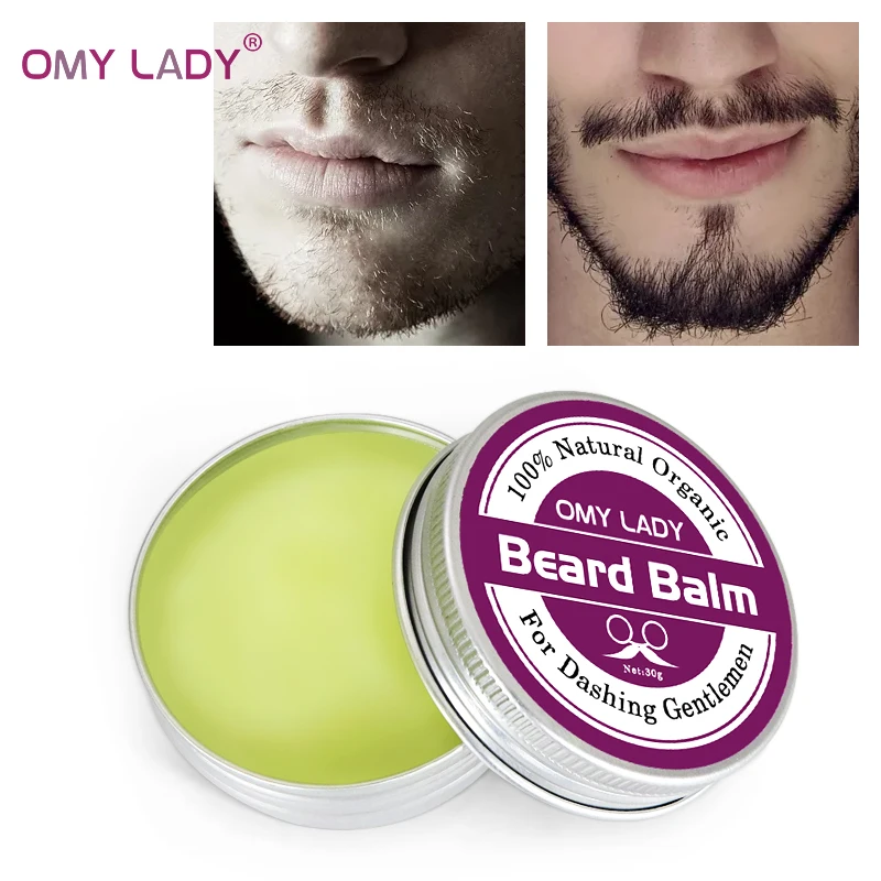 

OMY LADY Beard Balm for Men Natural Organic Beard Care Wax Beard Conditioner Styling Moisturizing Grow Stimulator Shape Hair