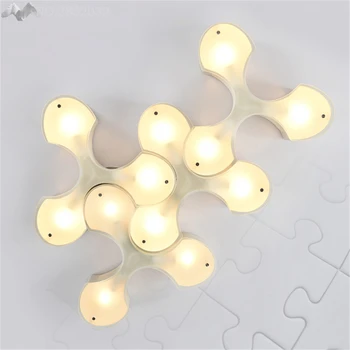 

JW_Modern Ceiling Light FixturesLed LivingRoom Plafon Lamp Luminarias Para Sala De Ceiling Lights Delicate White Acrylic Shade