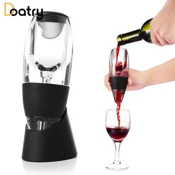 

Doatry Magic Quick Decanter Red Wine Aerator Filter Essential Aerating Pouch Filter Wine Decanters Magic Transparent With Box