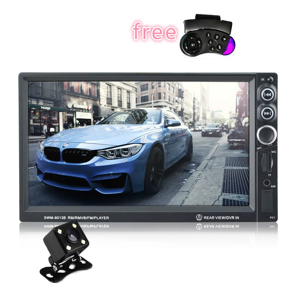 Авторадио 2 Din 7 &quotсенсорный экран автомобиля Радио Bluetooth Araba Teypleri камера заднего