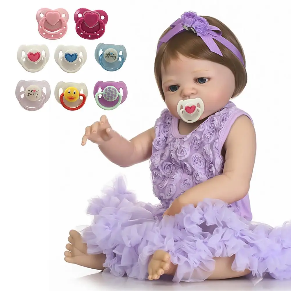 Kids Doll Magnet Pacifier Brand New Pacifier Accessories Reborn Doll Supplies Dummy Multi-color Pacifier Magnet For Reborn Baby