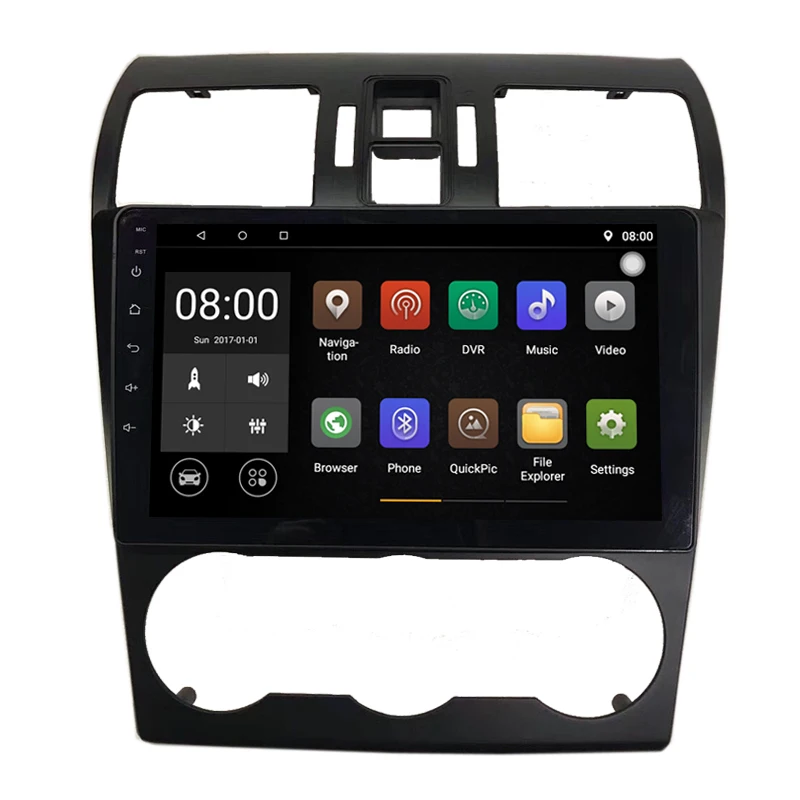 

9" WiFi 1G RAM Android 8.1 16 GB ROM Car DVD Multimedia Player Radio For Subaru Forester XV WRX 2013 2014 2015 2017 2018