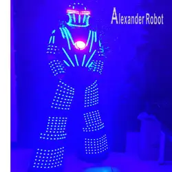 Светодиодные Костюм/LED Костюмы/Легкие костюмы/LED Робот костюмы/робот/светодиодные фонари костюмы