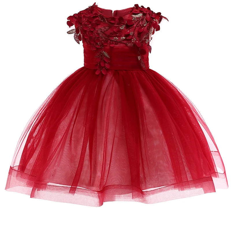 

2019 Summer Flower Costumes Kids Dresses For Girls Princess Dress Girl Birthday Party And Wedding Dress Elegant 4 9 10 YearL5053