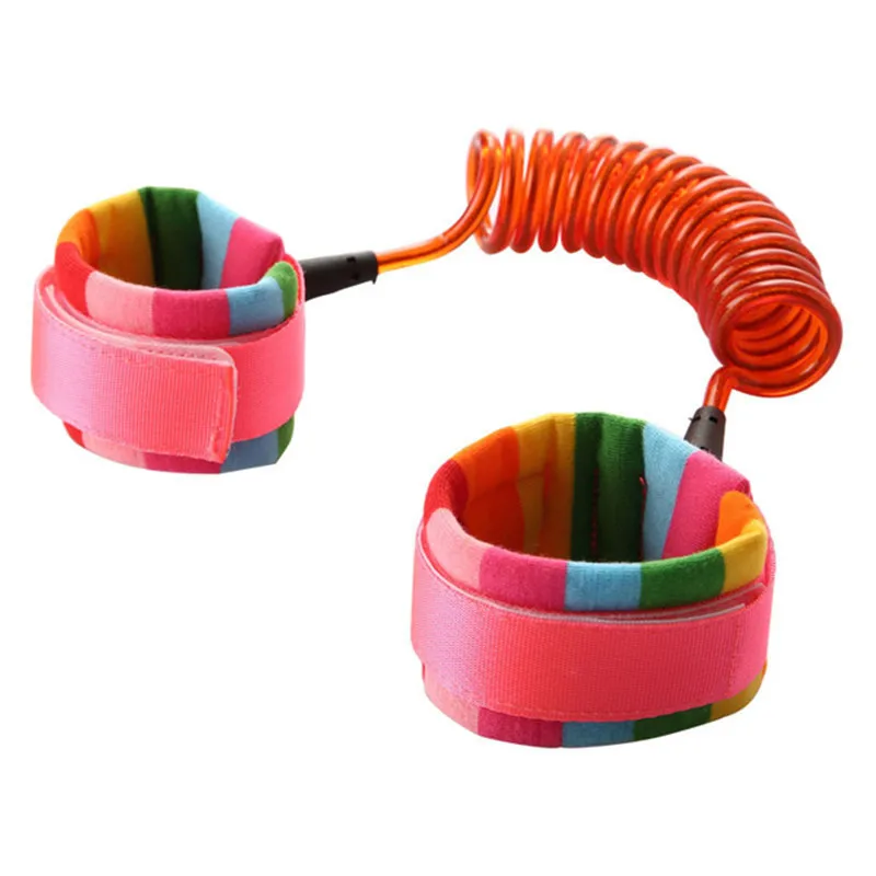 

Rainbow Baby Safety Baby Anti Lost Wrist Link Harness Strap Rope Leash Walking Hand Belt Band Wristband for Toddlers Children