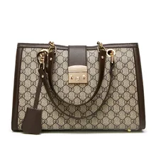 

PU Leather Letter Printing/Diamond Lattrice Women Shoulder Bags New Single Shoulder Bag Satchels Black Female Chains Handbags