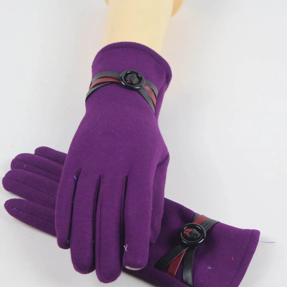 Guantes invierno mujer, женские теплые перчатки, мягкие, на запястье, толстые, варежки, полный палец, новинка, перчатки для экрана, удобные, mitaines femme - Цвет: C