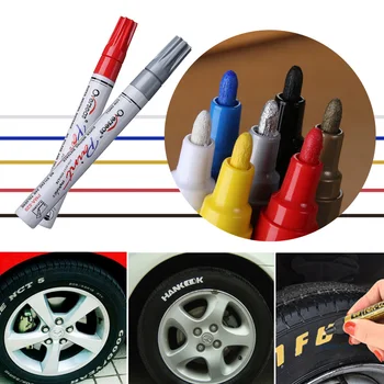 

Fashion Universal Waterproof Oil Permanent Paint Marker Pen Tyre pen Motorcycle Car Tyre Tire Tread Rubber Metal Paint Pens