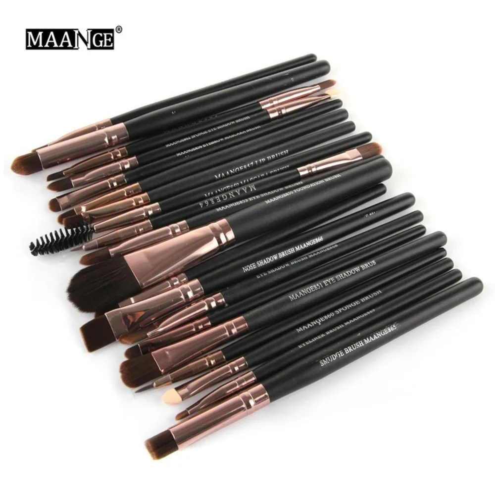 

20Pcs Makeup Brushes Set Fan Powder Foundation Blush Eye shadow Lip Brush Cosmetic Beautiful Make Up Brush Makeup Tool Kits