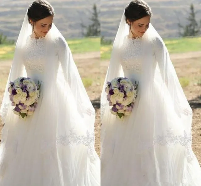 Modest Wedding Dresses with Sleeves