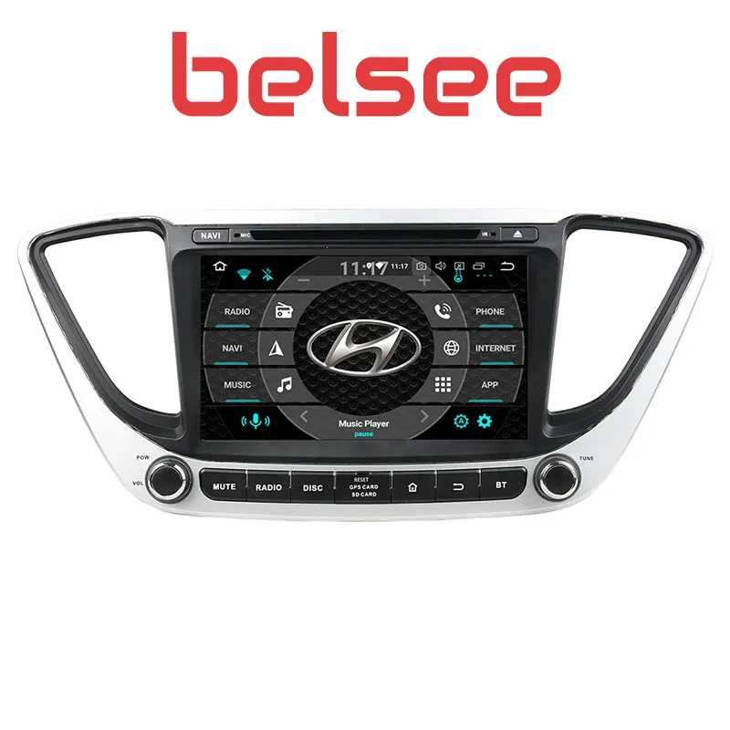 Top Belsee for Hyundai Verna 2017 IPS Screen Octa Core Android 8 Car Stereo Radio Bluetooth GPS Navigation Android Auto OBD2 TPMS 0 Top Belsee for Hyundai Verna 2017 IPS Screen Octa Core Android 8 Car Stereo Radio Bluetooth GPS Navigation Android Auto OBD2 TPMS 0