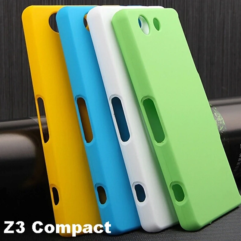 

Kindamart Full Protective for Sony Xperia Z3 Compact Case D5803 D5833 Thin Hard Matte Case & Glass Cover for Sony Z3 Compact