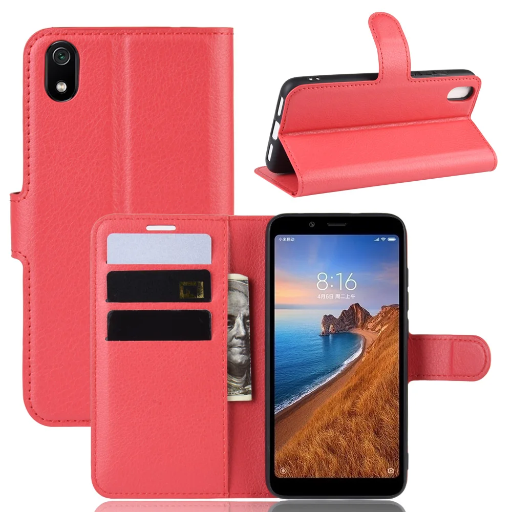 xiaomi Redmi 7A Case on Redmi 7A Case 5.45 inch Magnetic Wallet Book Leather Flip Case on for xiaomi Redmi 7A 7 A Cases Cover