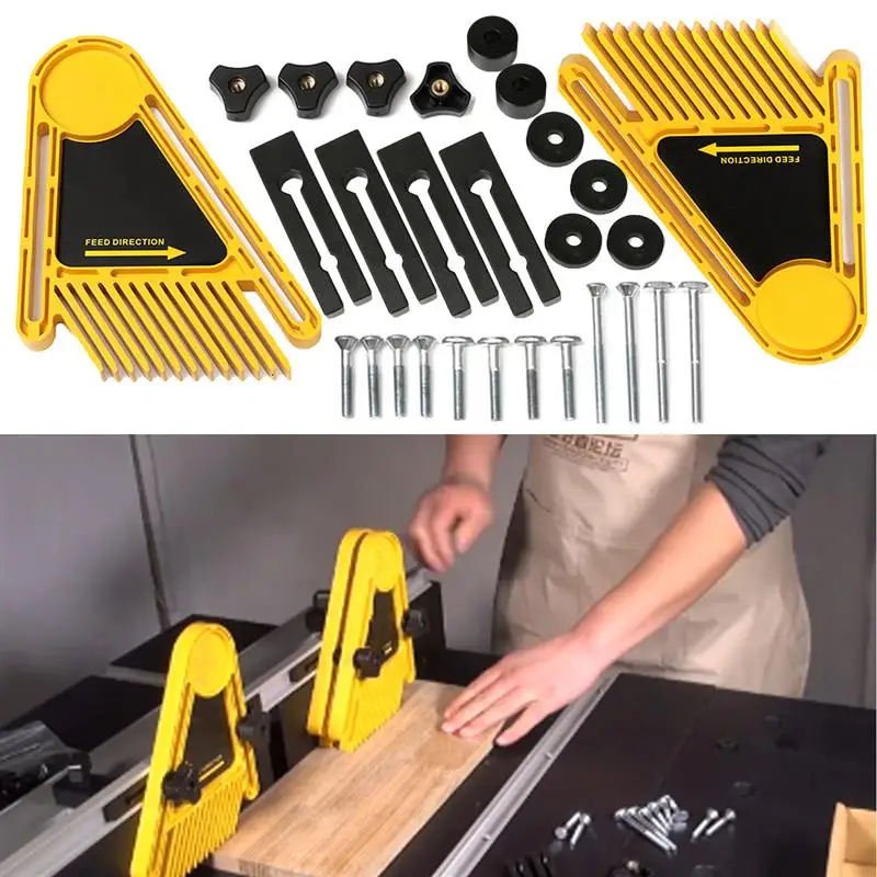 

Multi-purpose Woodworking Tools Set Double Featherboards Table Saws Router Fences For Electric Saw DIY Carpenter Tools