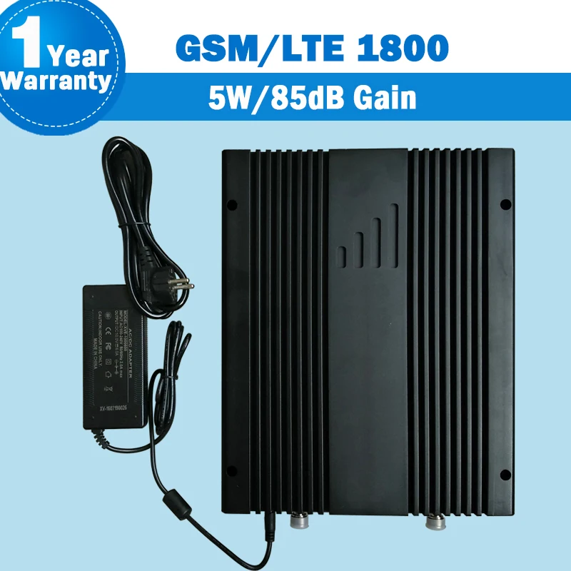 Lintratek 85dB Gain 5W Signal Amplifier GSM 4G LTE 1800mhz