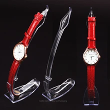 10 шт. x акрил часы Дисплей полка часы держатель часы дисплей стенд ювелирные изделия Дисплей стойки витрина