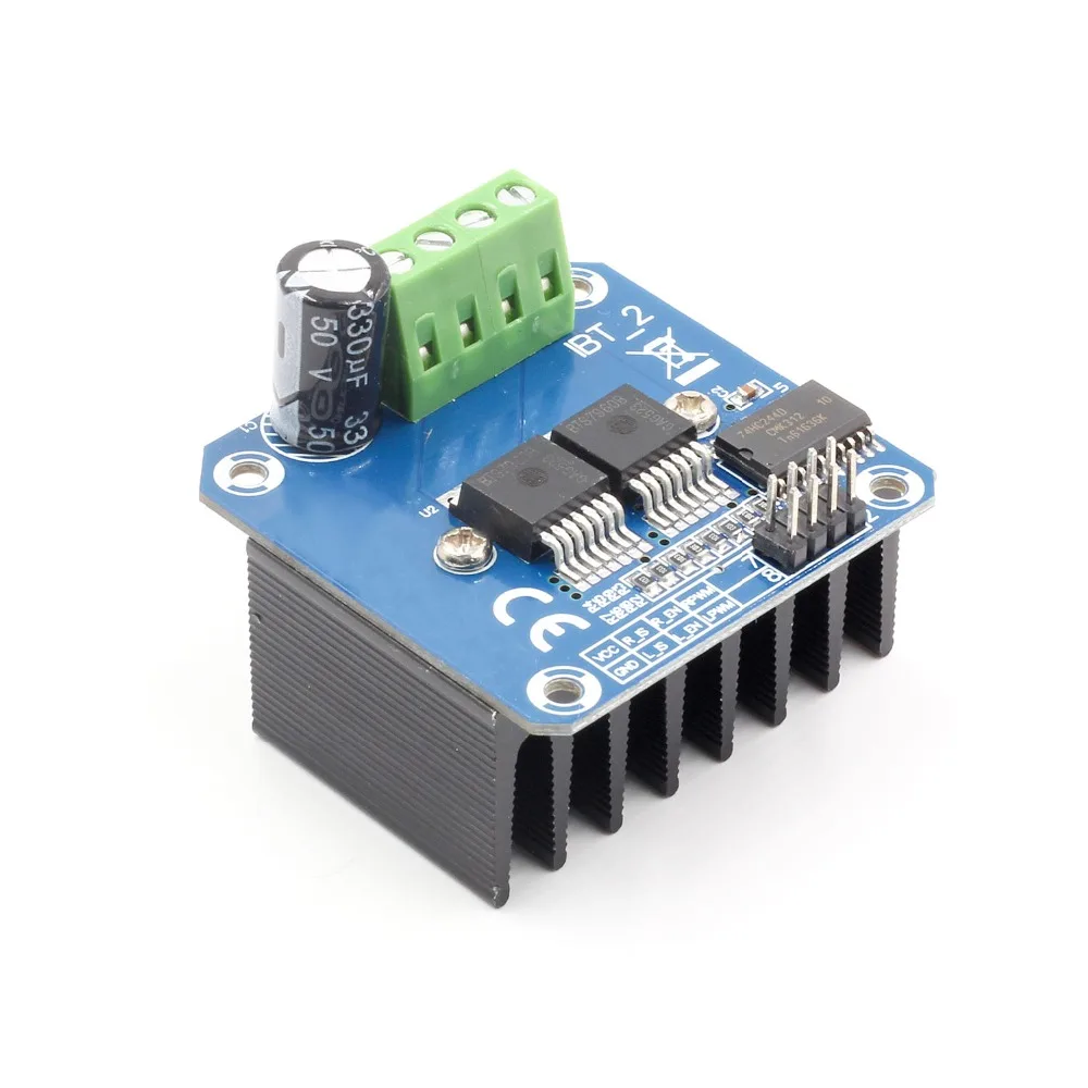 Двойной BTS7960 43A H bridge модуль драйвера двигателя высокой мощности/diy Диагностика