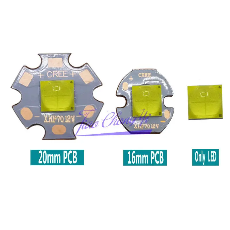 CREE XHP50.2 XHP70.2 поколение светодиодный чип 6 в 12 в белый/теплый белый 20 мм Медь PCB - Цвет: XHP70.2  DC12V