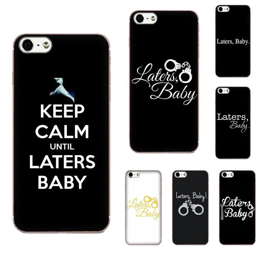 Для Samsung Galaxy Note 5 8 9 S3 S4 S5 S6 S7 S8 S9 S10 mini Edge Plus Lite TPU Capa Laters Baby Fifty Shades Of