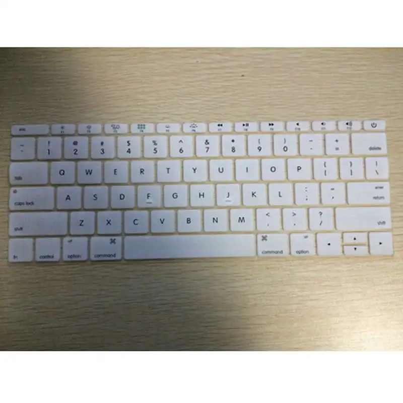 Силиконовая Защитная пленка для клавиатуры ноутбука Apple Macbook Mac Air 12 дюймов дизайн