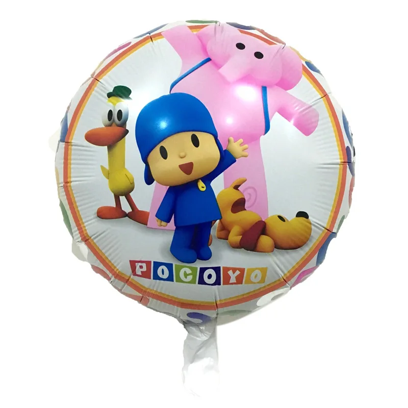 

5pc 18Inch Pocoyo Foil Balloons Happy Birthday Party Balloons Cartoon Pocoyo Air Balloon Children Boy Helium Balloon Toys 45cm