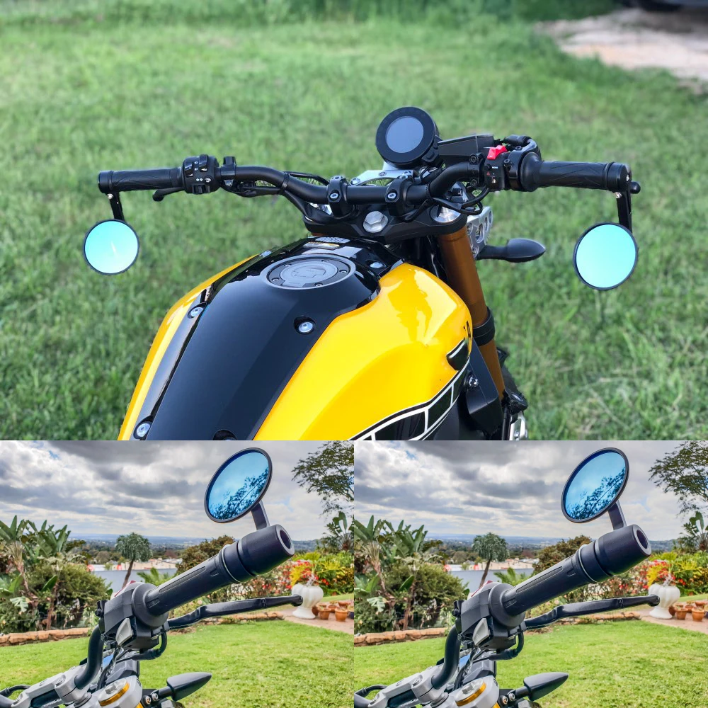 Заднее боковое зеркало для мотоцикла TRIUMPH YAMAHA YZF R1 R6 XJR1300 FZ1 FZ6 FAZER TRX850 FJR 1300