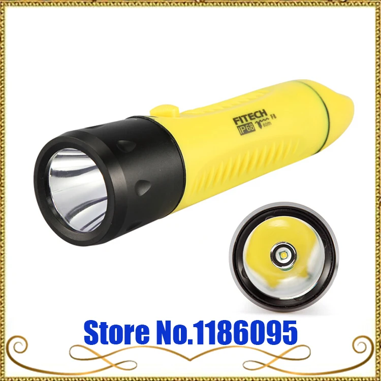 جديد حقيقية البوب لايت FITECH F8 شحن المهنية الغوص لقطات طويلة LED1000 لومينز كري XML T6 مصباح ليد جيب جديد حقيقية البوب لايت FITECH F8 شحن المهنية الغوص لقطات طويلة LED1000 لومينز كري XML T6 مصباح ليد جيب