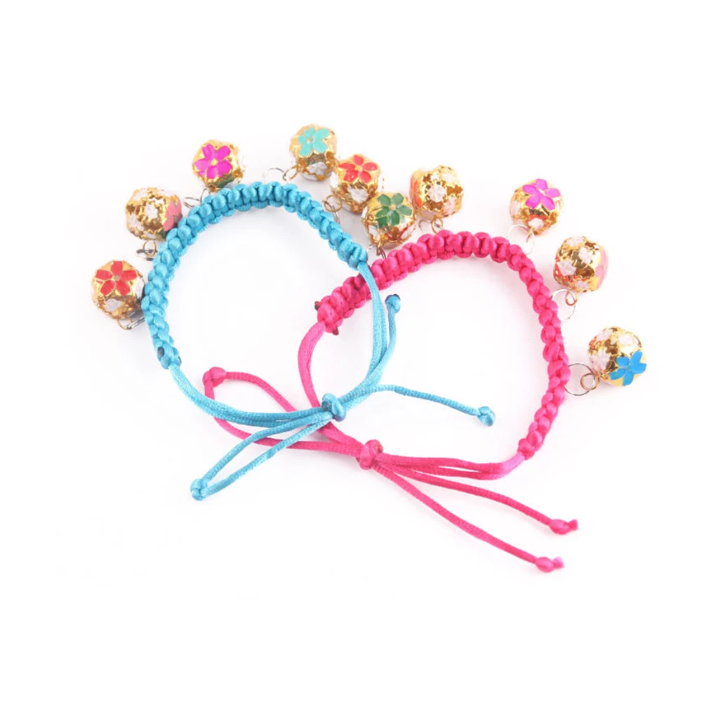 

mengceguan tradition Chinese style hand made solid new bell Pet Dog cat Adjustable size Pet Necklace Accessory cat Dog Collar