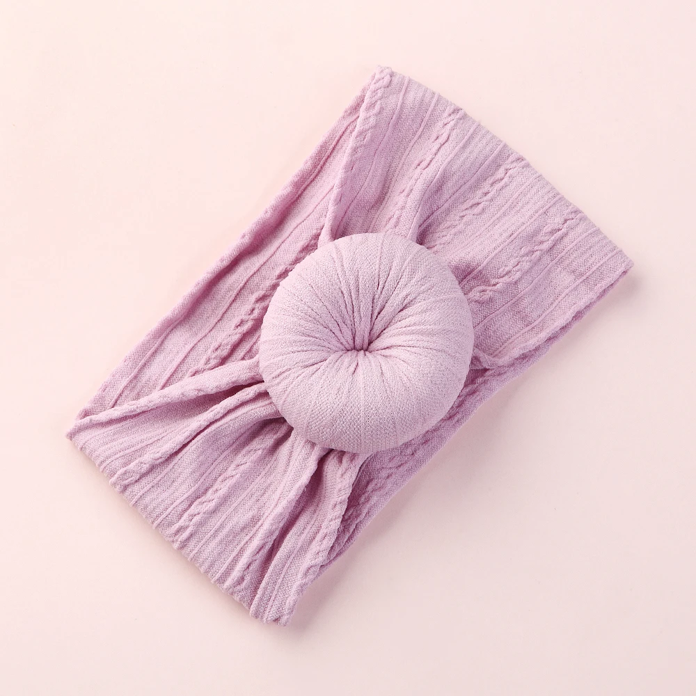 Cable Knit Rosquinha Nylon Turbante Headbands