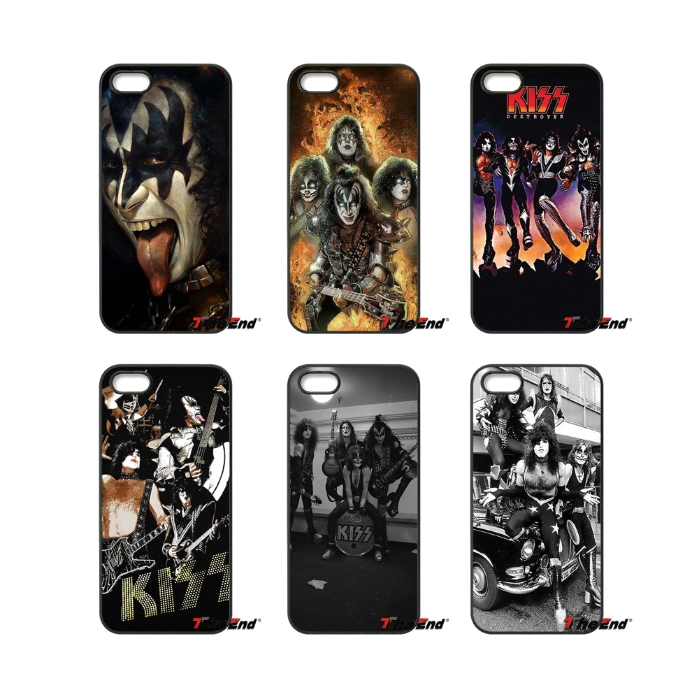 Модный чехол для мобильного телефона KISS rock band USA Samsung Galaxy Note 2 3 4 5 S2 S3 S4 S5 MINI S6 S7 edge