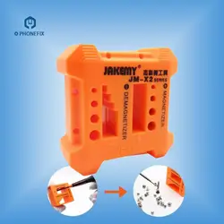 PHONEFIX высокое качество JM-X2 Magnetizer размагничивания инструмент оранжевая отвертка Магнитная инструмент для поднятия для мобильного телефона