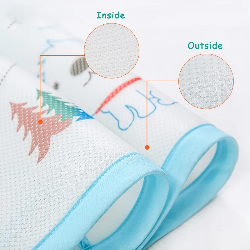  Baby Bed Bumper Breathable Mesh Crib Protector Baby Bedding Set Croth To The Cot 2 Pcs Lot Fit For 