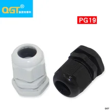 10 шт Высокое качество IP68 PG19 Водонепроницаемый нейлоновый кабельный сальник для герметизации провода