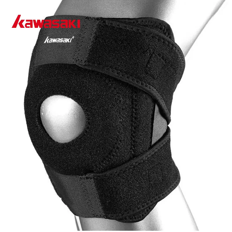 KF-3402 كاواساكي كرة السلة تنفس تعديل مطاطا الركبة دعم ل حارس سلامة الطائرة الصالة الرياضية حزام
