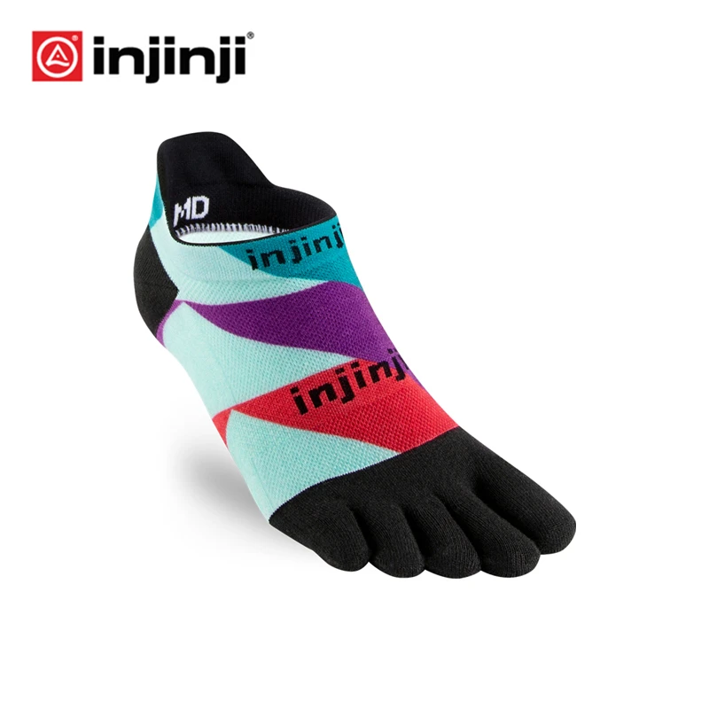 Injinji Toe носки новые CoolSpec Run легкие не-шоу блистер Предотвращение пять пальцев Бег Баскетбол Йога Носки мужские