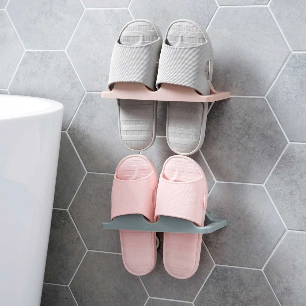 OTHERHOUSE настенная стойка для обуви вешалка для обуви Тапочки сливной стеллаж для хранения обуви подвесная полка держатель для ванной