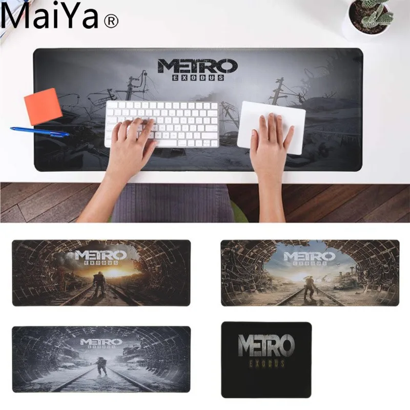

MaiYa Beautiful Anime Metro Exodus Customized MousePads Computer Laptop Anime Mouse Mat Rubber Mouse Durable Desktop Mousepad