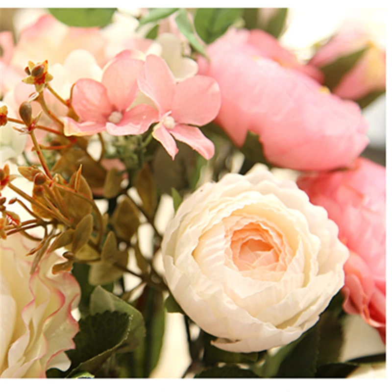 Искусственный букет цветов для свадьбы, украшение стола для дома, искусственный цветок